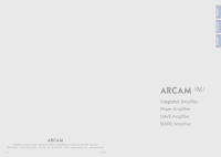 Arcam P25 - Owners Manual 